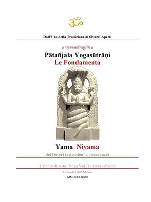 cover image of YOGA. Le fondamenta--Yama e Niyama.